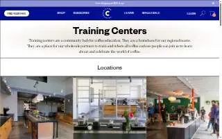 Counter Culture Coffee website