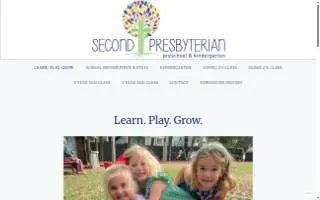 Second Presbyterian Preschool and Kindergarten website