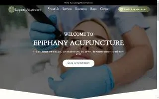 Epiphany Acupuncture of Charleston website