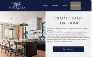 Magnolia Cabinet Co website