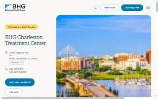 BHG Charleston Treatment Center website