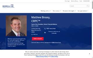 Merrill Lynch Financial Advisor Matthew Brosey