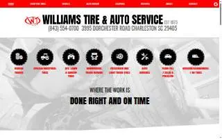 Williams Tire website