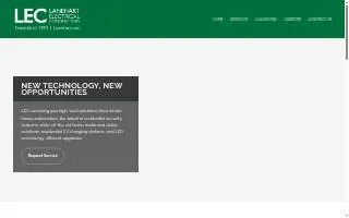 Charleston Lanehart Electric website
