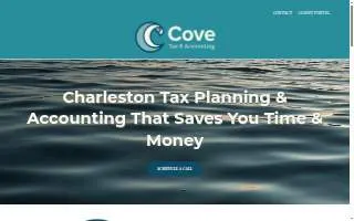 Cove Tax and Accounting website