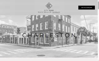 City House Charleston website