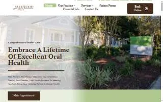 Parkwood Dental Associates website
