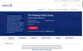 Merrill Lynch Financial Advisor Bradford Rawlings