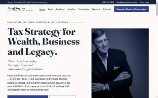 Doug Snyder, CPA website