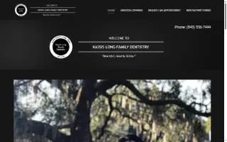 Kassis Long Family Dentistry website