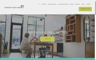 Crescent Eye Care website