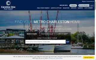 Carolina One Real Estate website
