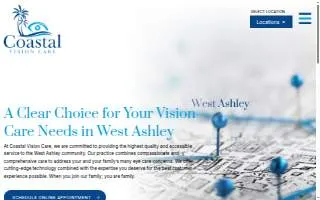 Coastal Vision Care, LLC: Dr. Erica Juras website