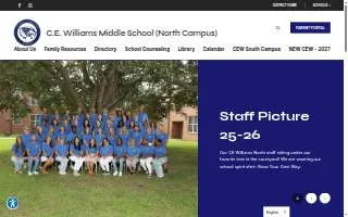 C.E. Williams Middle School North Campus website