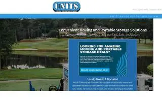 UNITS Moving and Portable Storage of Charleston website