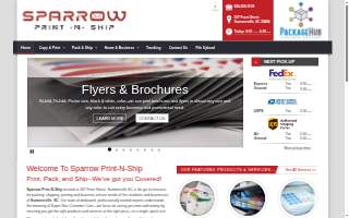 Sparrow Print -N- Ship