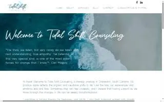 Tidal Shift Counseling LLC website