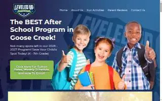 Leveled Up - Summer Camp, After School, and Martial Arts website