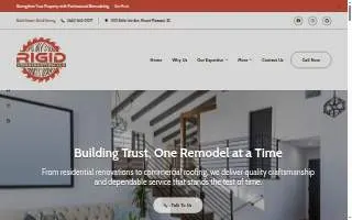 Rigid Construction LLC. website
