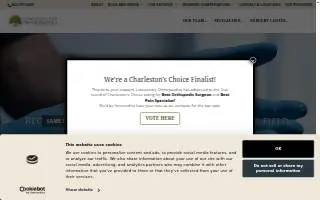 Dr. Shailesh M. Patel, MD - Lowcountry Orthopaedics website