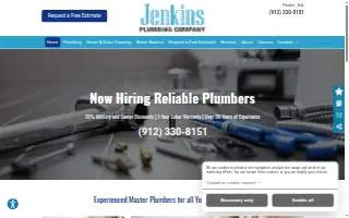 Jenkins Plumbing Co, LC website