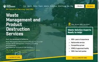 Clean Management Environmental Group, Inc. website