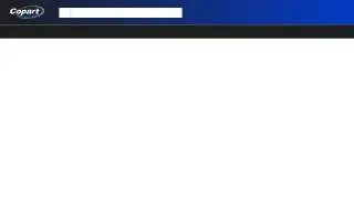 Copart - North Charleston website