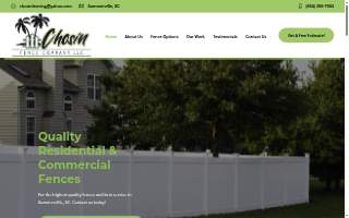 Chosin Fence Company website