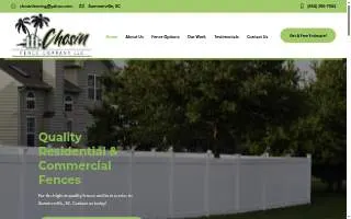 Chosin Fence Company website