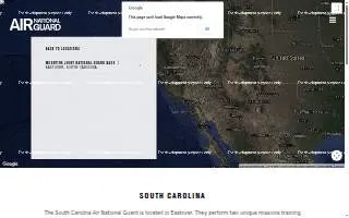South Carolina Air National Guard Recruiter website