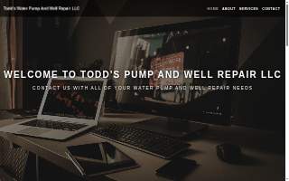 Todd's Pump And Well Repair LLC website