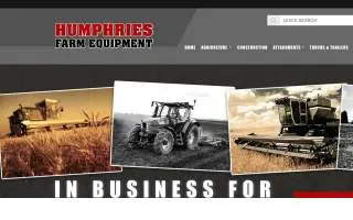 Humphries Farm Equipment website