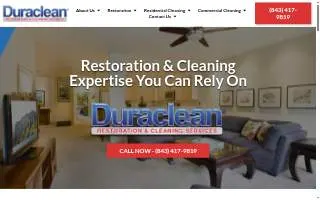 Duraclean Services of Myrtle Beach website
