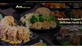 Mon Cafe Japan (Surfside) website