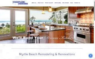CoastLine Designs - Remodeling website