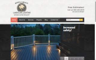 Myrtle Beach Landscape Lighting website