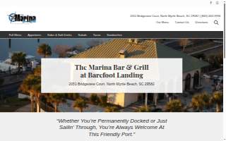 The Marina Bar and Grill at Barefoot Resort