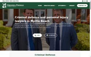 Grooms & Thomas website
