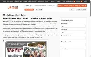 Myrtle Beach Short Sale Team website