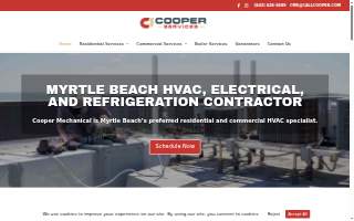 Cooper Mechanical Services website