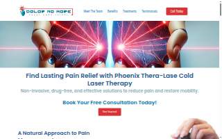 Dolor No More website