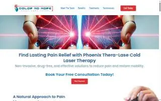 Dolor No More website
