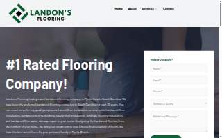 Landon's Flooring Myrtle Beach website