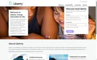 Liberty Home Care website