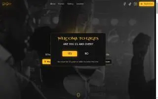 GiGi's Bar & Hip Hop Lounge website