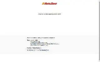 AutoZone Auto Parts of Myrtle Beach website