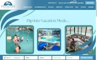 Polynesian Ocean Front Hotel website