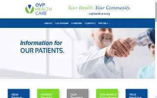 Ovp Health Care website