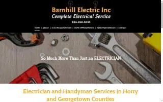 Barnhill Electrical-Improvement website