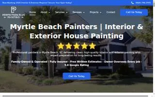 Perfection Plus Painting website